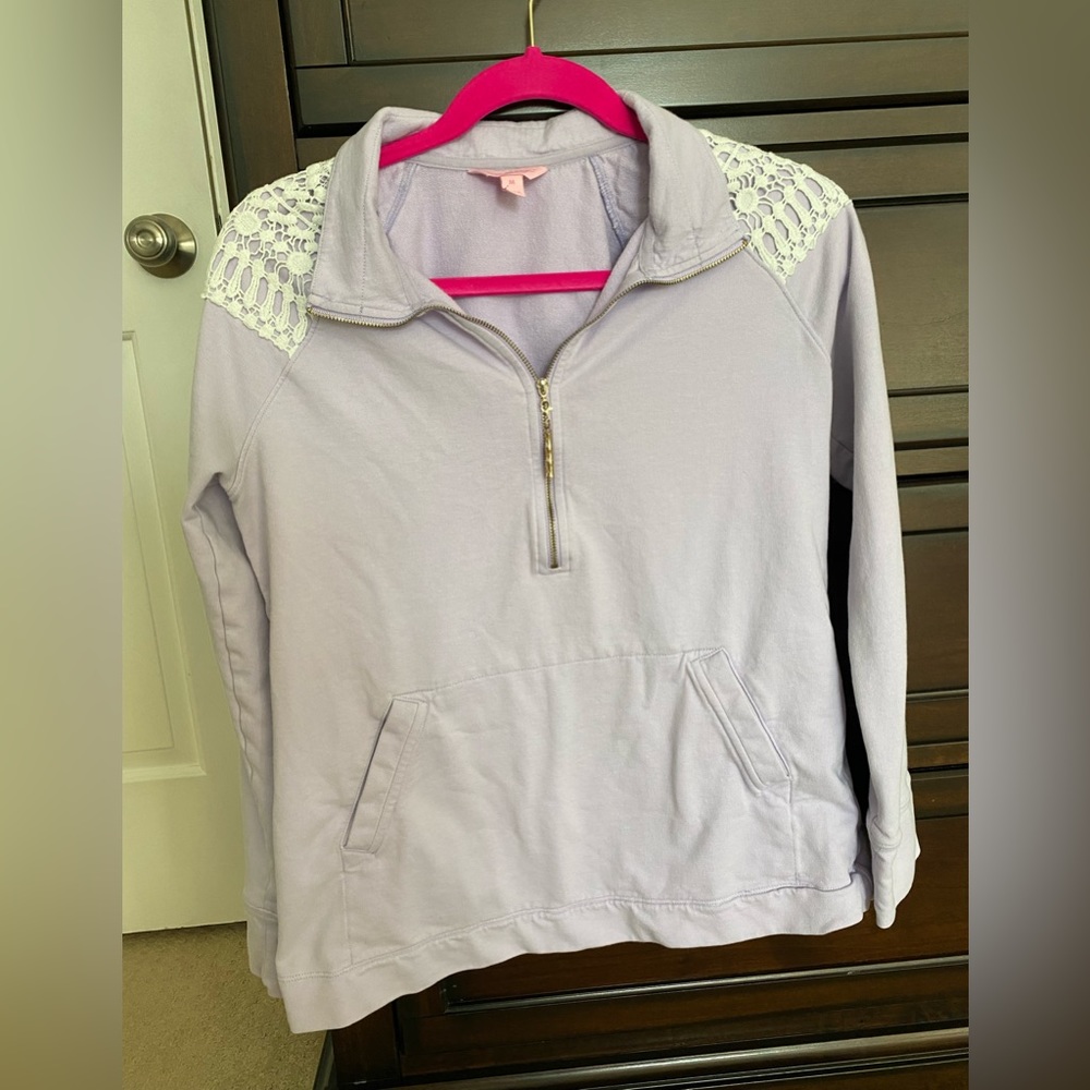 Lilly Pulitzer Lavender Popover Medium VGUC